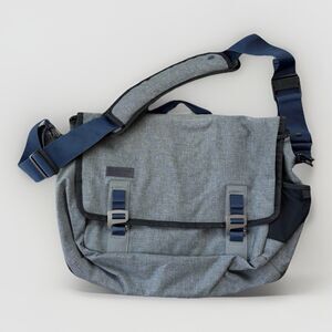 Timbuk2 Command Messenger Bag Gray Blue Laptop 13x17